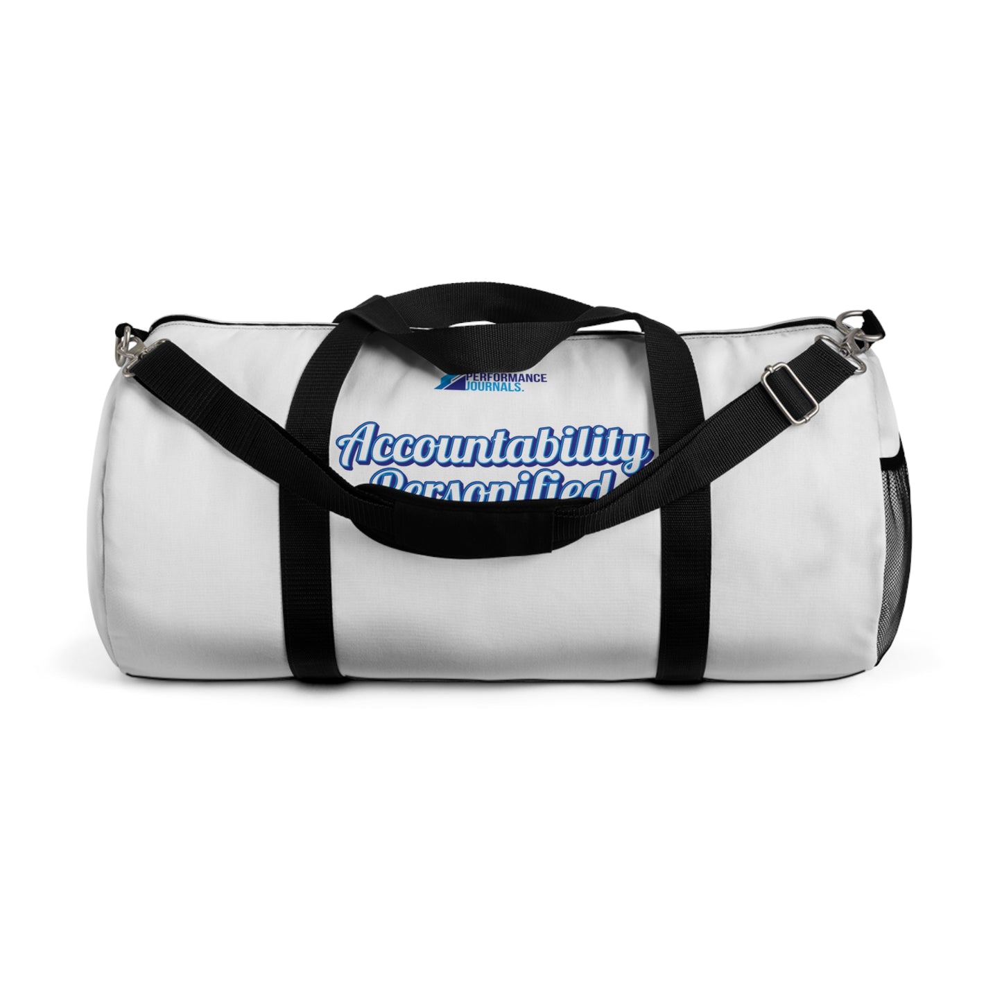 Accountability Personified Duffel Bag | Gym Bag, Travel Bag, Sports Bag, Weekend Bag, Motivational Gift