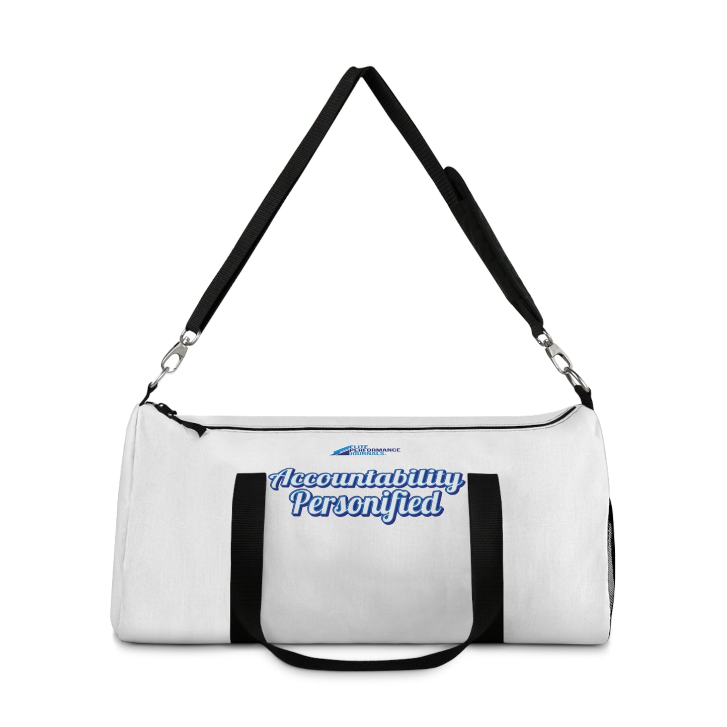 Accountability Personified Duffel Bag | Gym Bag, Travel Bag, Sports Bag, Weekend Bag, Motivational Gift