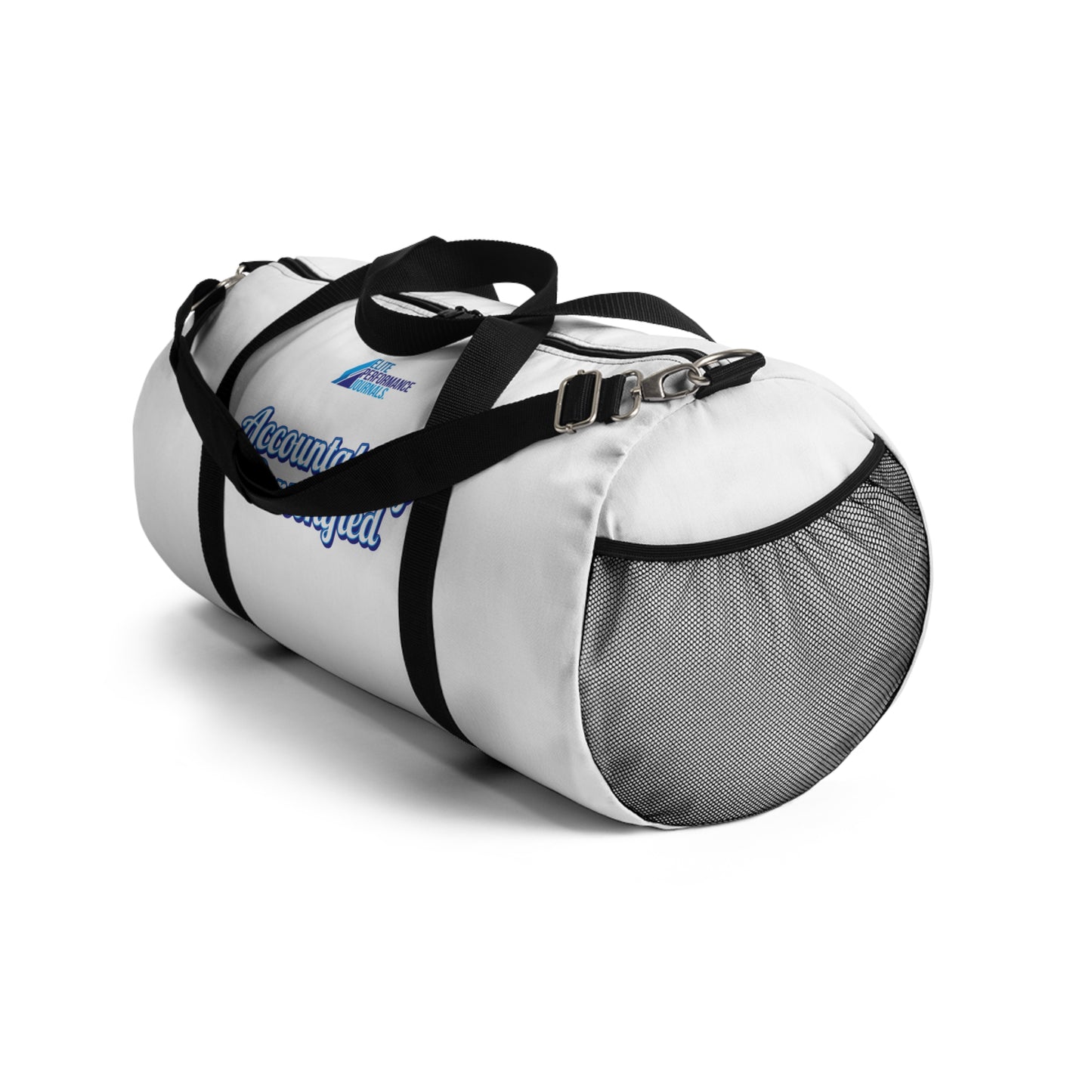 Accountability Personified Duffel Bag | Gym Bag, Travel Bag, Sports Bag, Weekend Bag, Motivational Gift