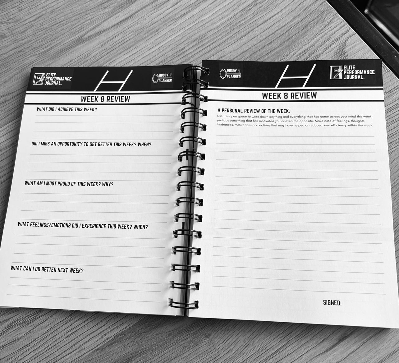 Elite Performance Journal: The Rugby Planner