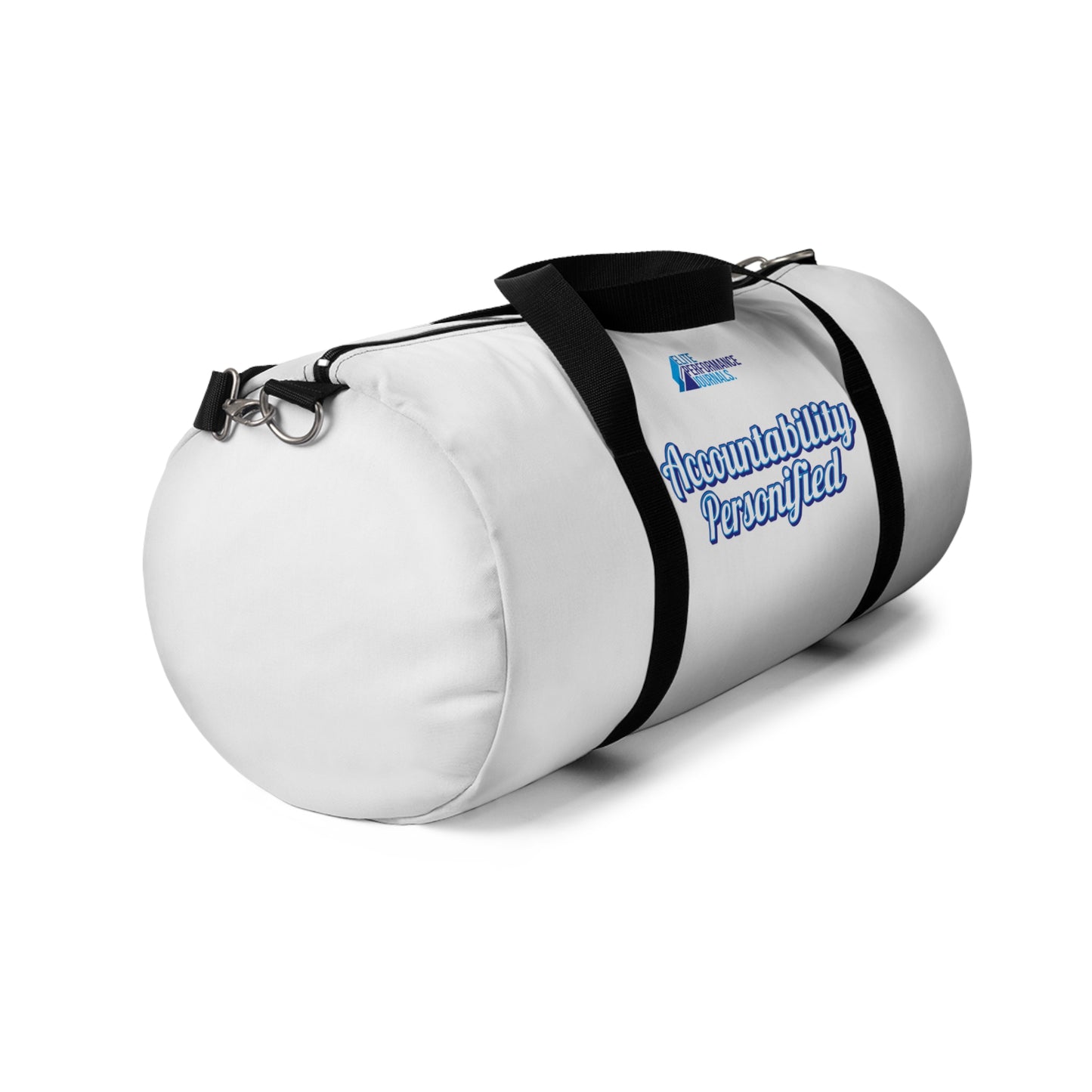 Accountability Personified Duffel Bag | Gym Bag, Travel Bag, Sports Bag, Weekend Bag, Motivational Gift